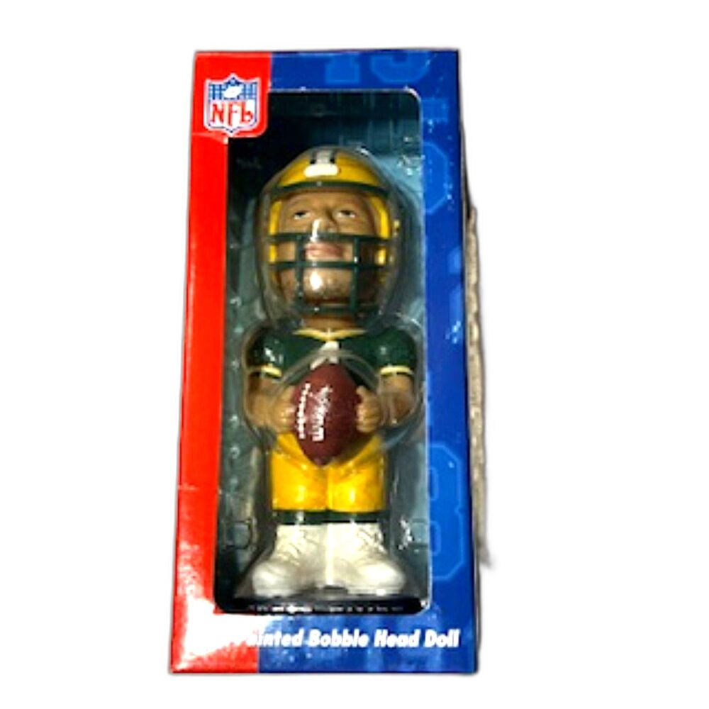 Brett Favre Collectable Bobblehead . Green Bay Packers . New in Box